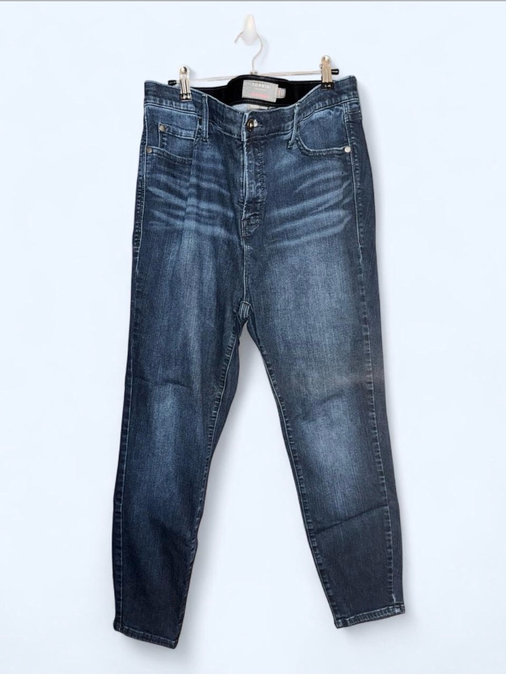 torrid Dark Blue Slim Straight Leg Jeans